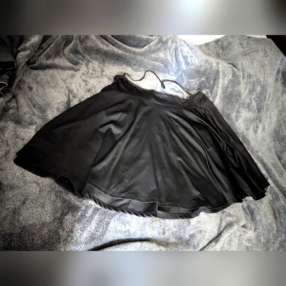 Skater skirt with spaghetti straps